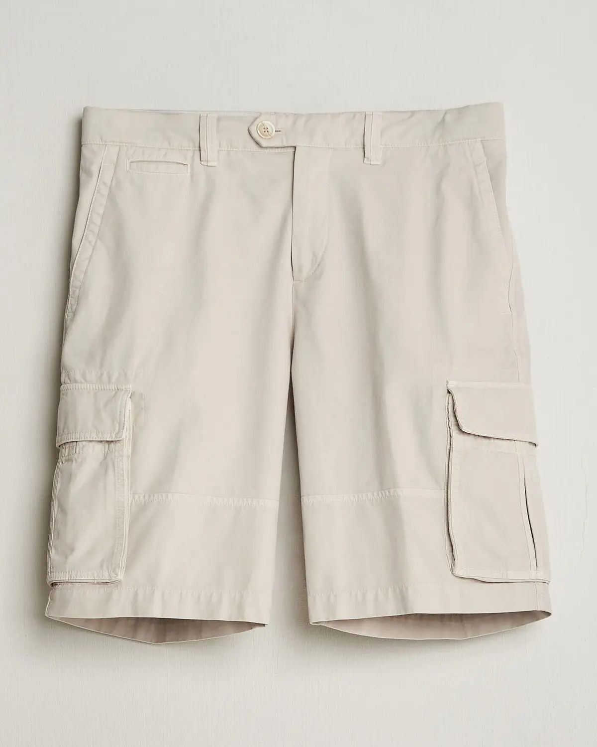Brunello Cucinelli Cotton Cargo Shorts Light Beige