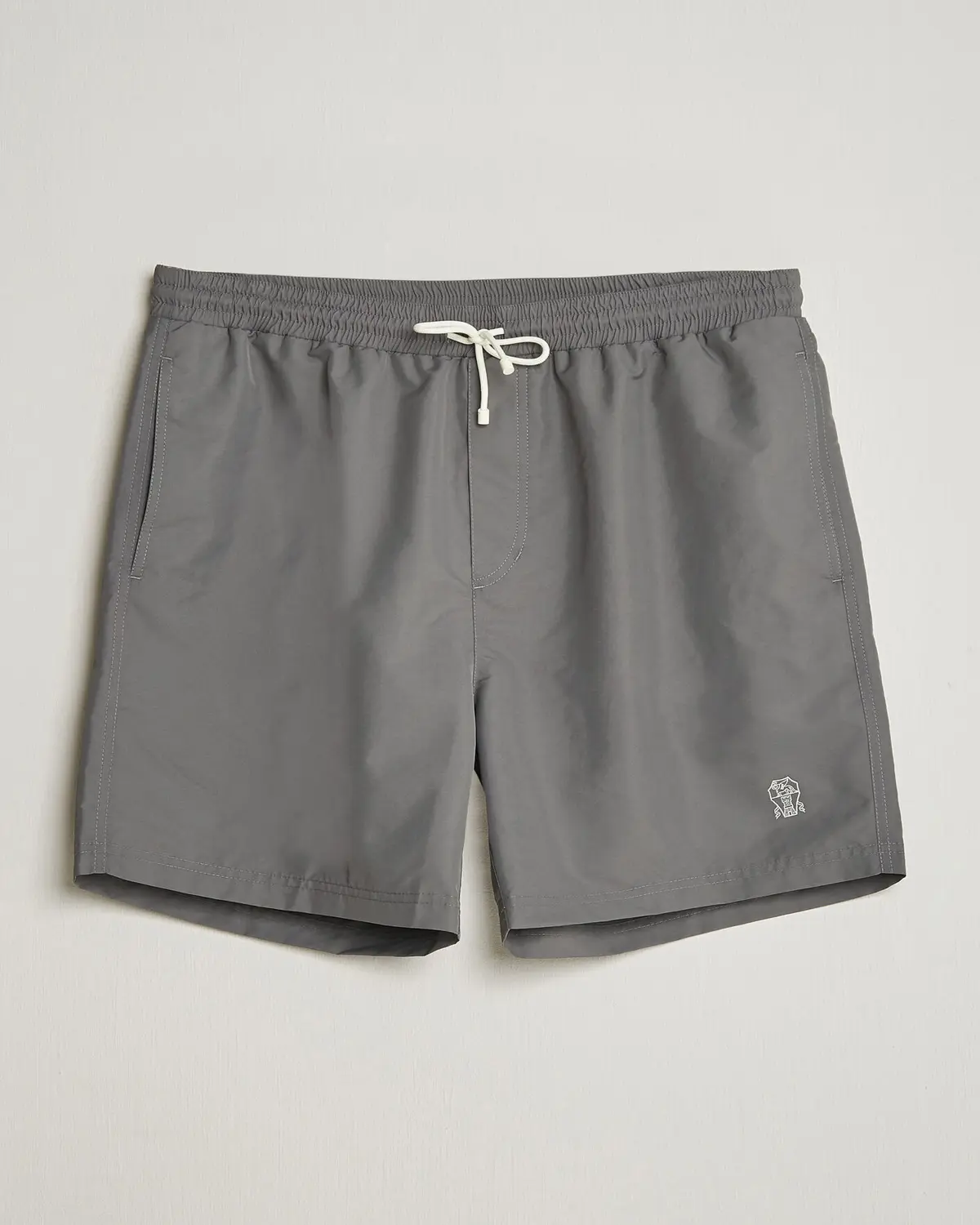 Brunello Cucinelli Nylon Swim Trunks Grey