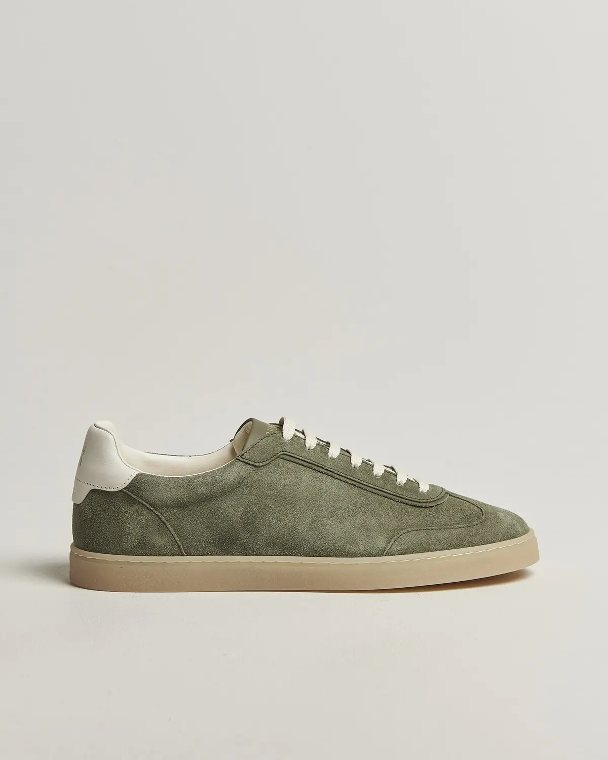 Brunello Cucinelli Low Top Sneakers Olive Suede