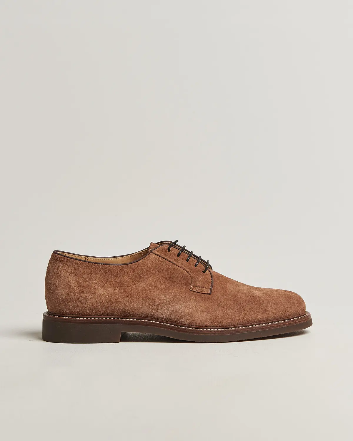 Brunello Cucinelli Derby Shoes Brown Suede