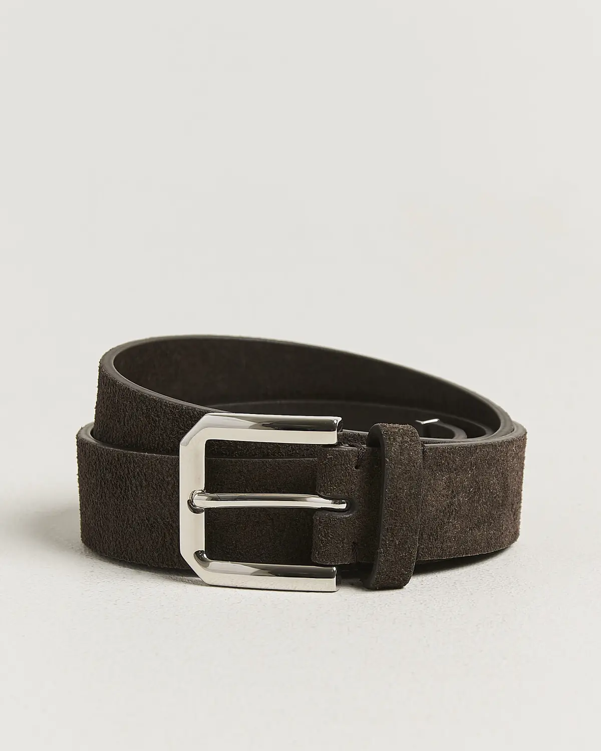 Brunello Cucinelli Classic Belt Brown Suede