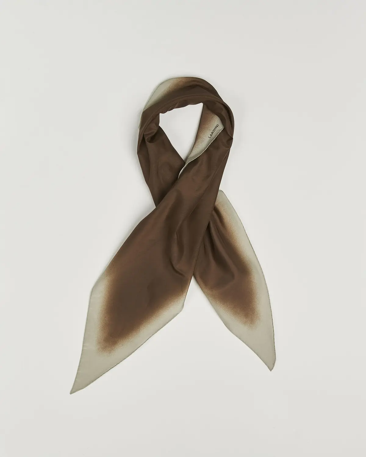 Lardini Cotton/Silk Scarf Brown