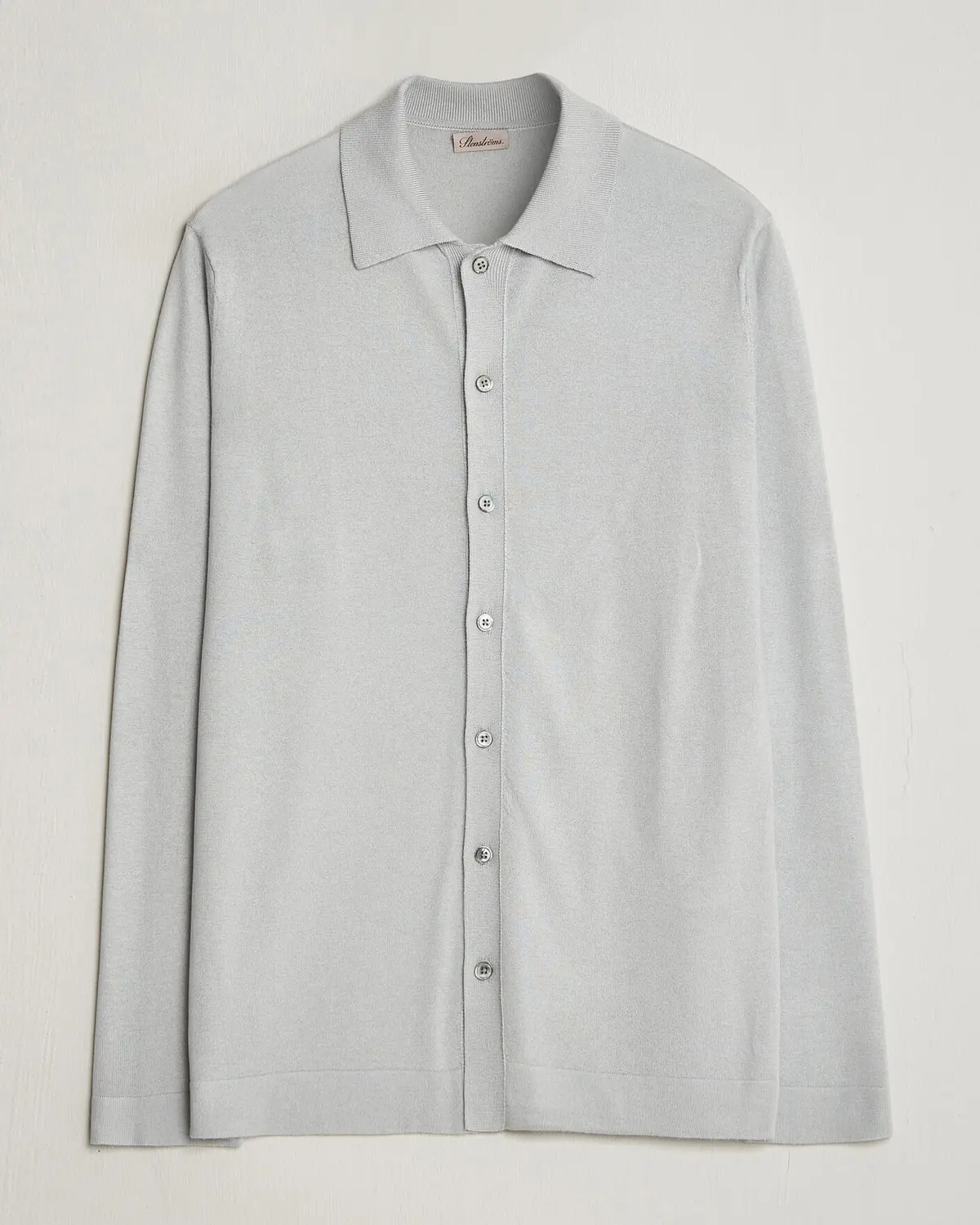 Stenströms Silk/Cashmere Cardigan Light Grey