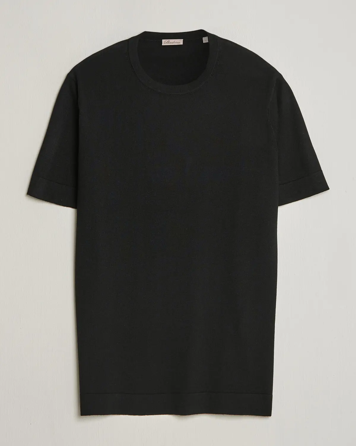 Stenströms Silk/Cashmere T-Shirt Black