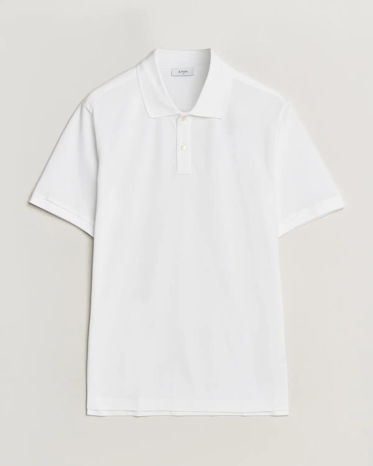 Eton Pima Pique Polo White