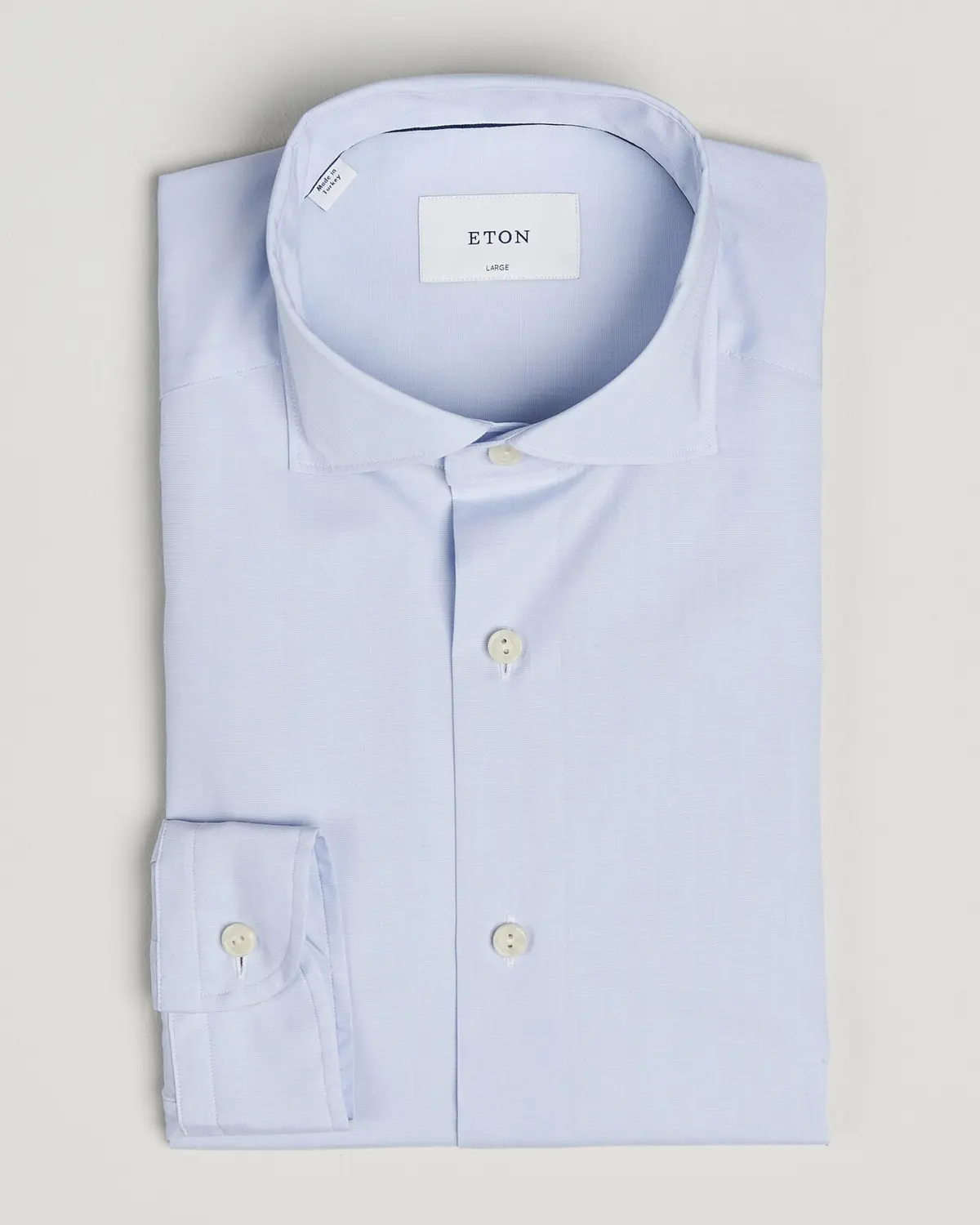 Eton Casual Fit Breeze Poplin Shirt Light Blue