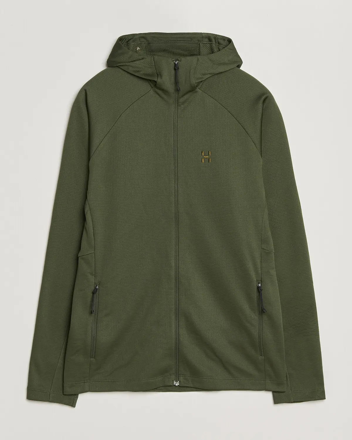 Haglöfs Korp Mid Fleece Hood Seaweed Green