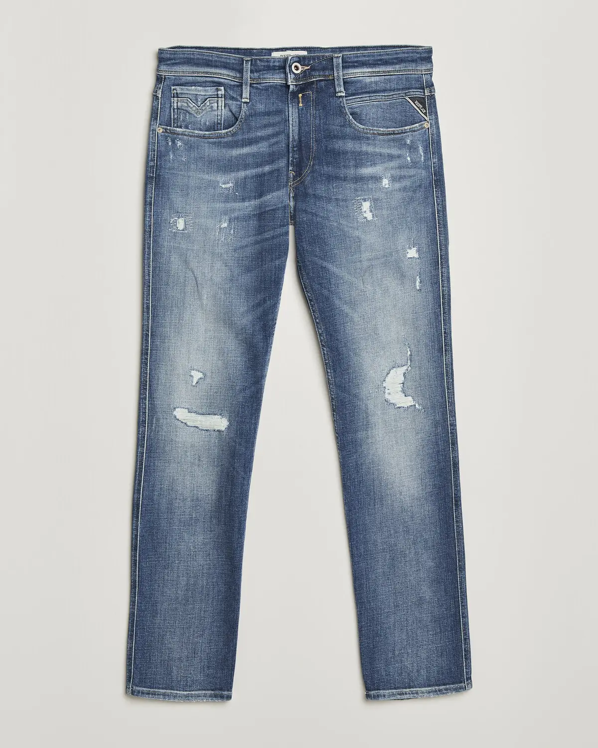 Replay Anbass 10 Year Wash Jeans Medium Blue