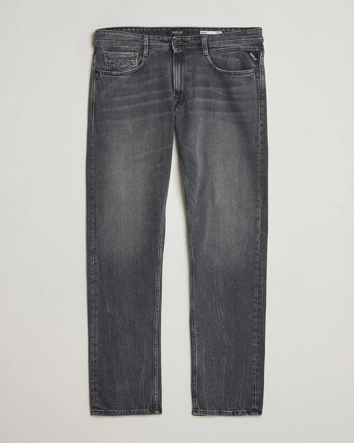 Replay Rocco Comfort Fit Original Jeans Washed Black