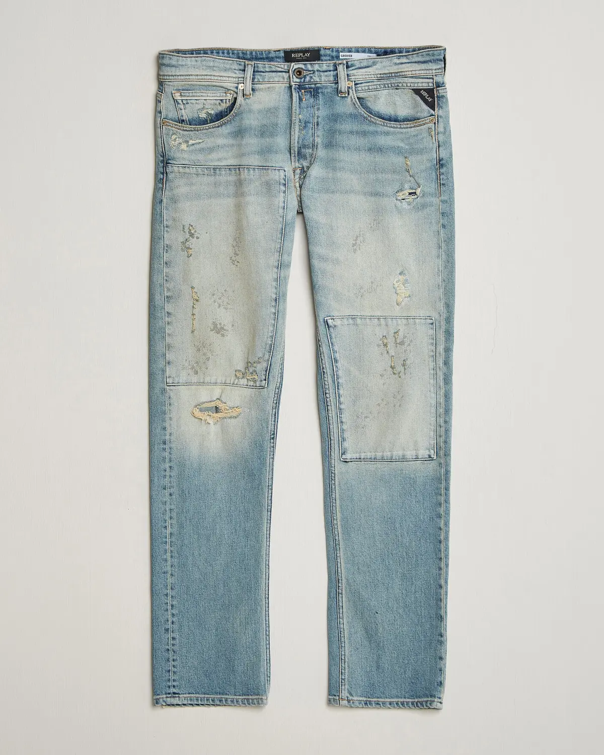 Replay Grover Sraight Fit 20 Years Wash Jeans Light Blue