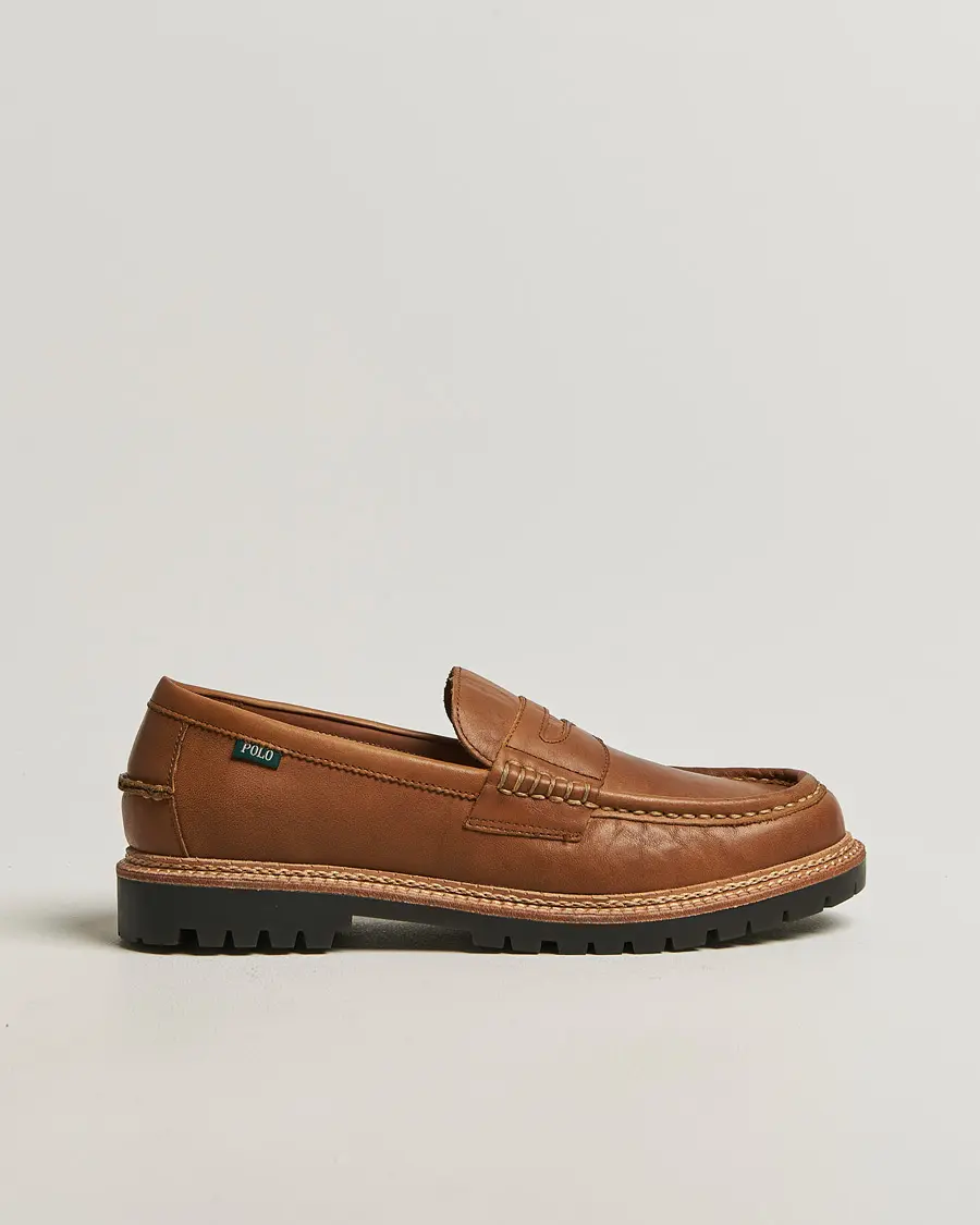 Polo Ralph Lauren Jett Penny Loafers Polo Tan