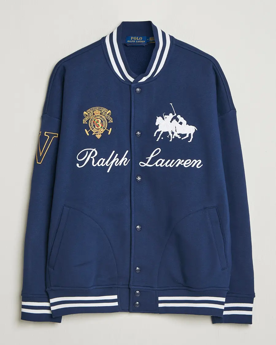 Polo Ralph Lauren Magic Fleece Bomber Jacket Newport Navy
