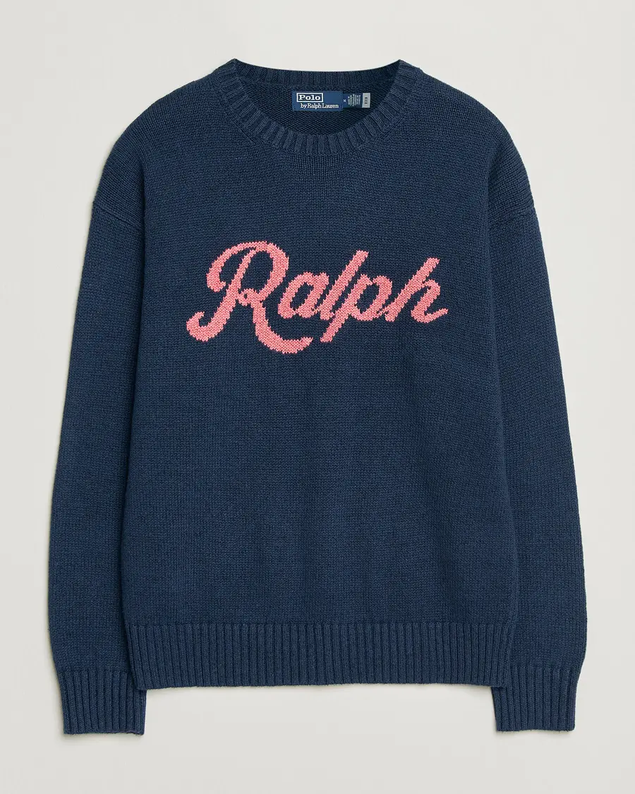 Polo Ralph Lauren Linen Blend Sweater Dark Cobalt