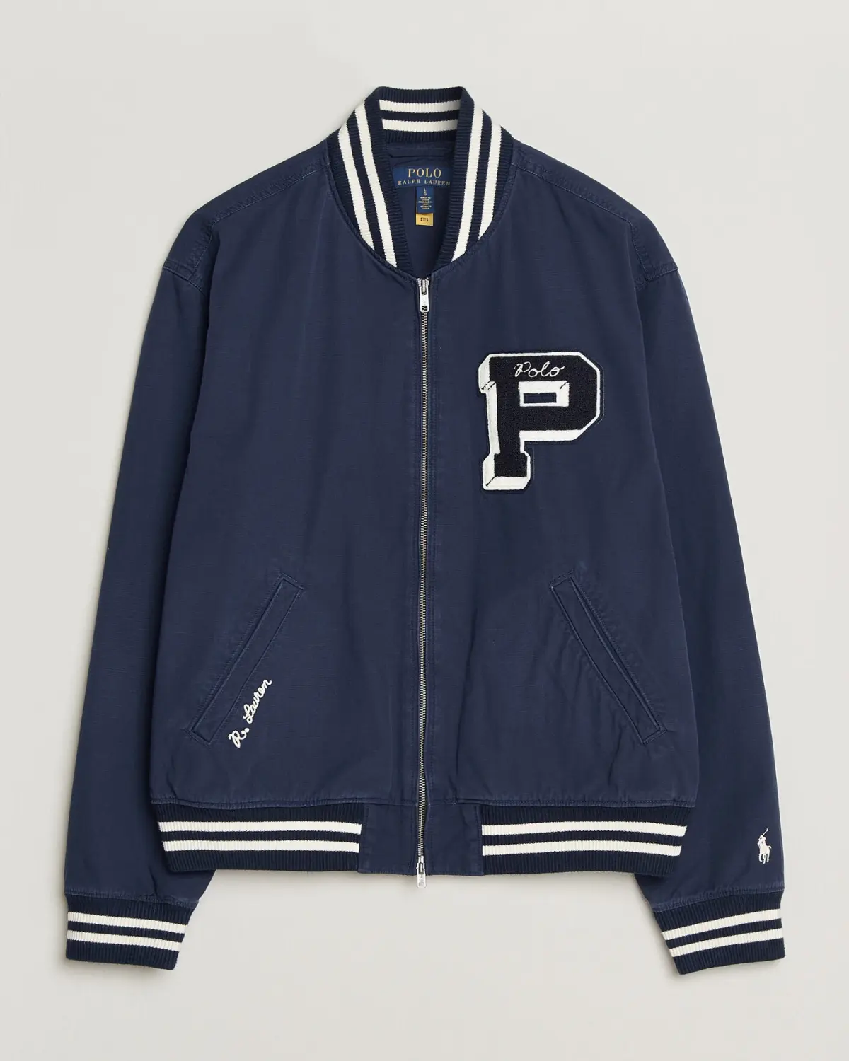 Polo Ralph Lauren Rustic Canvas Bomberjacket Newport Navy