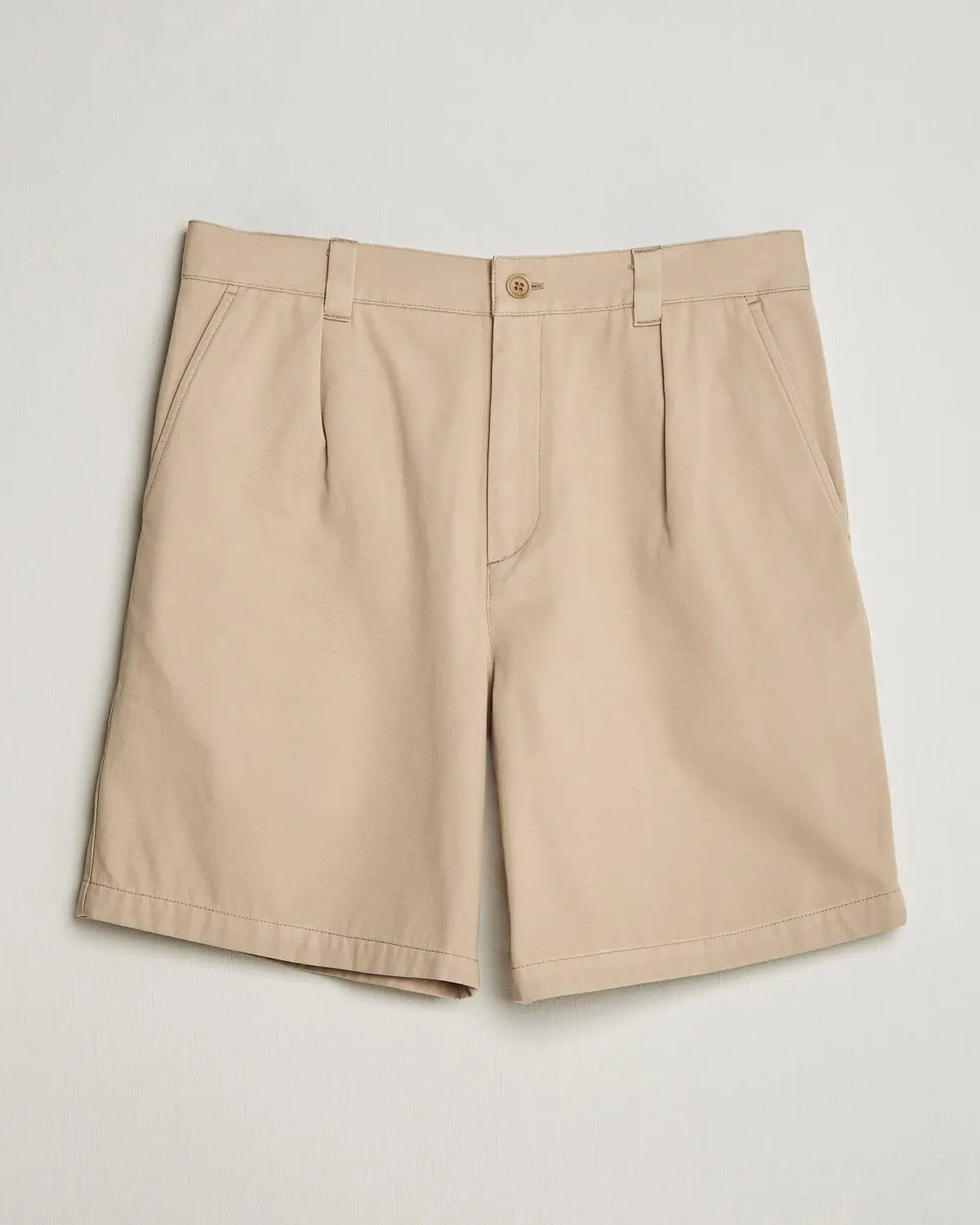 A.P.C. Otis Cotton Chino Shorts Beige