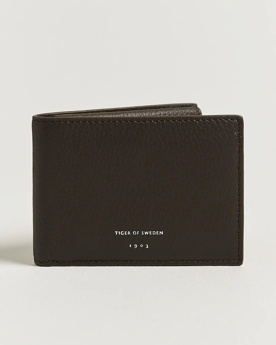 Tiger of Sweden Wivallius Leather Wallet Dark Brown