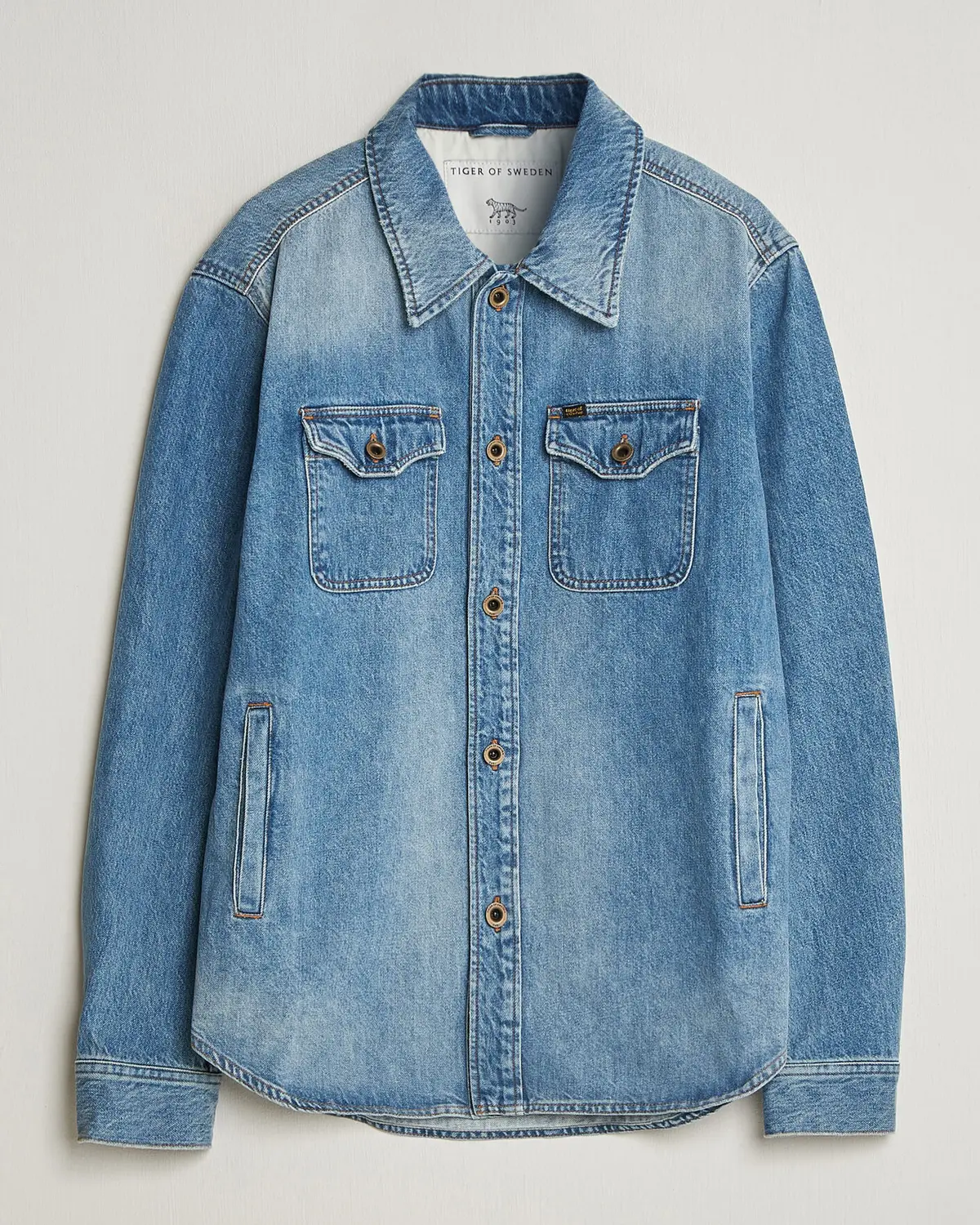 Tiger of Sweden Get Denim Jacket Light Blue