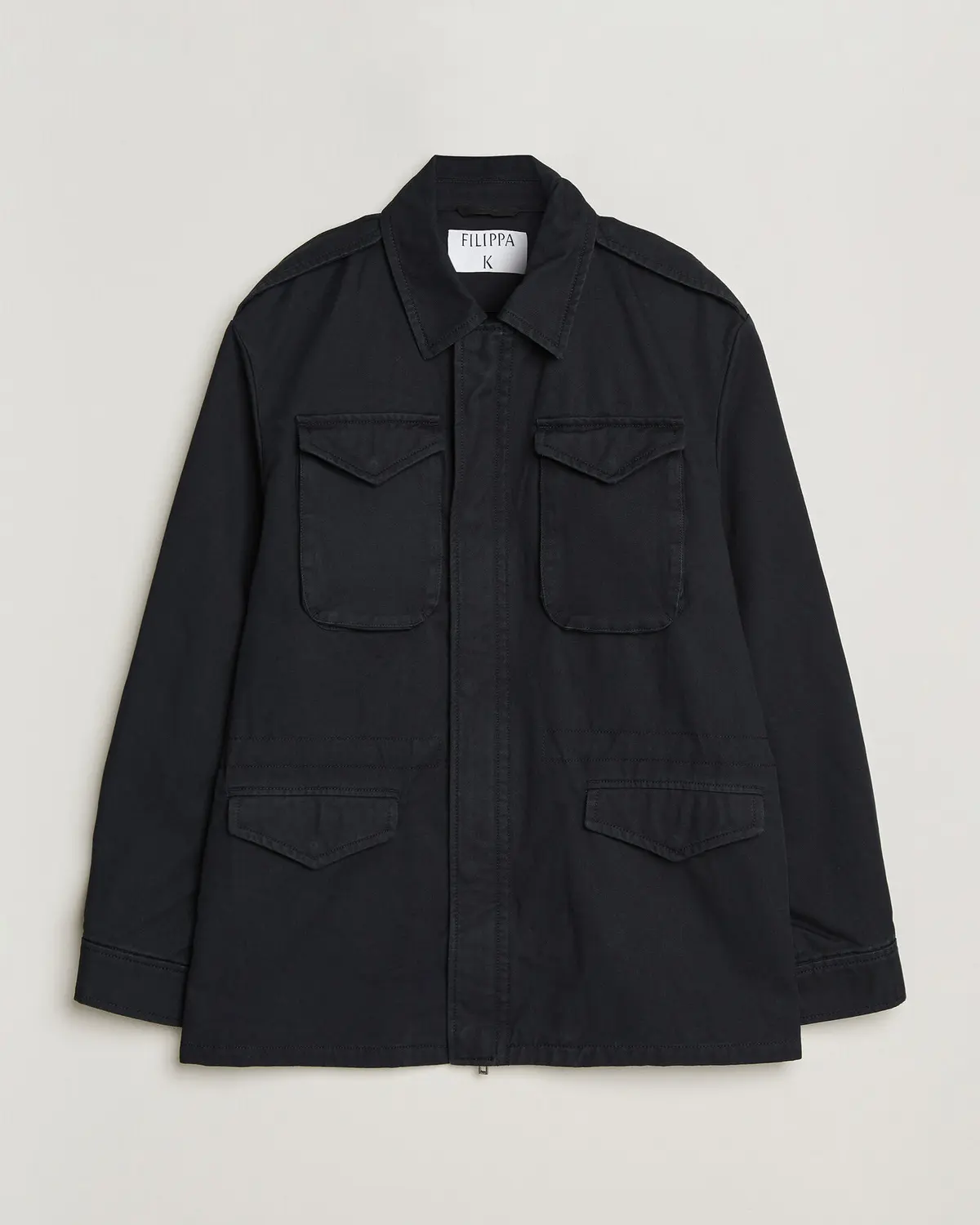 Filippa K Cotton Field Jacket Black