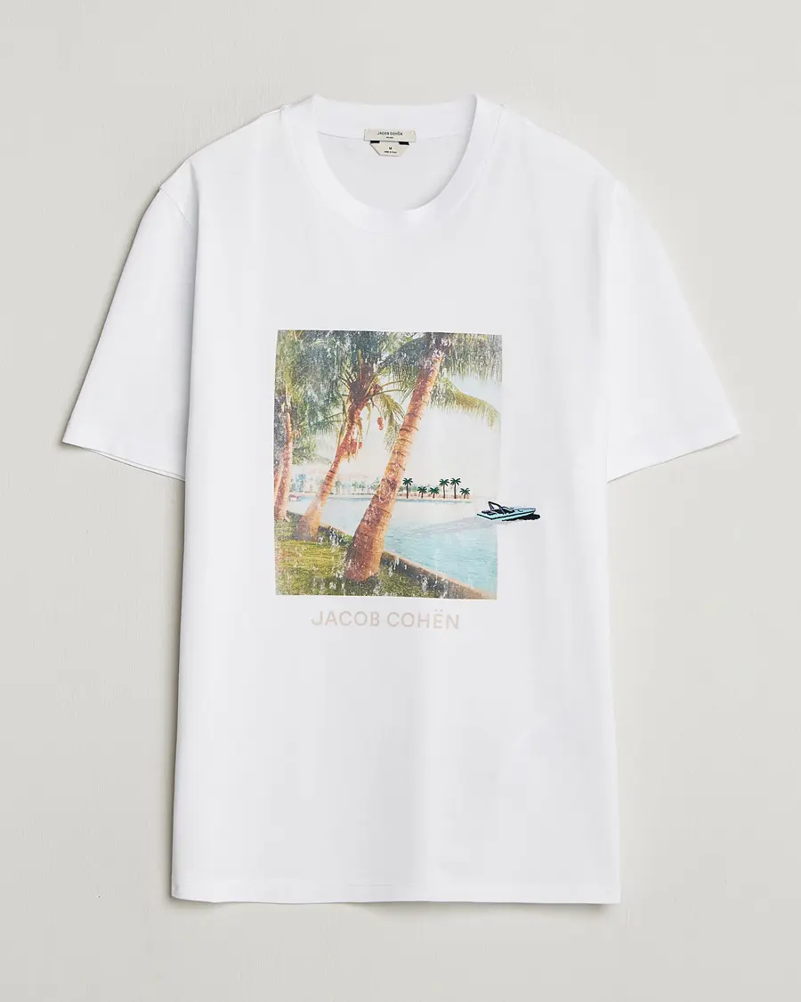 Jacob Cohën Cotton Logo T-Shirt White