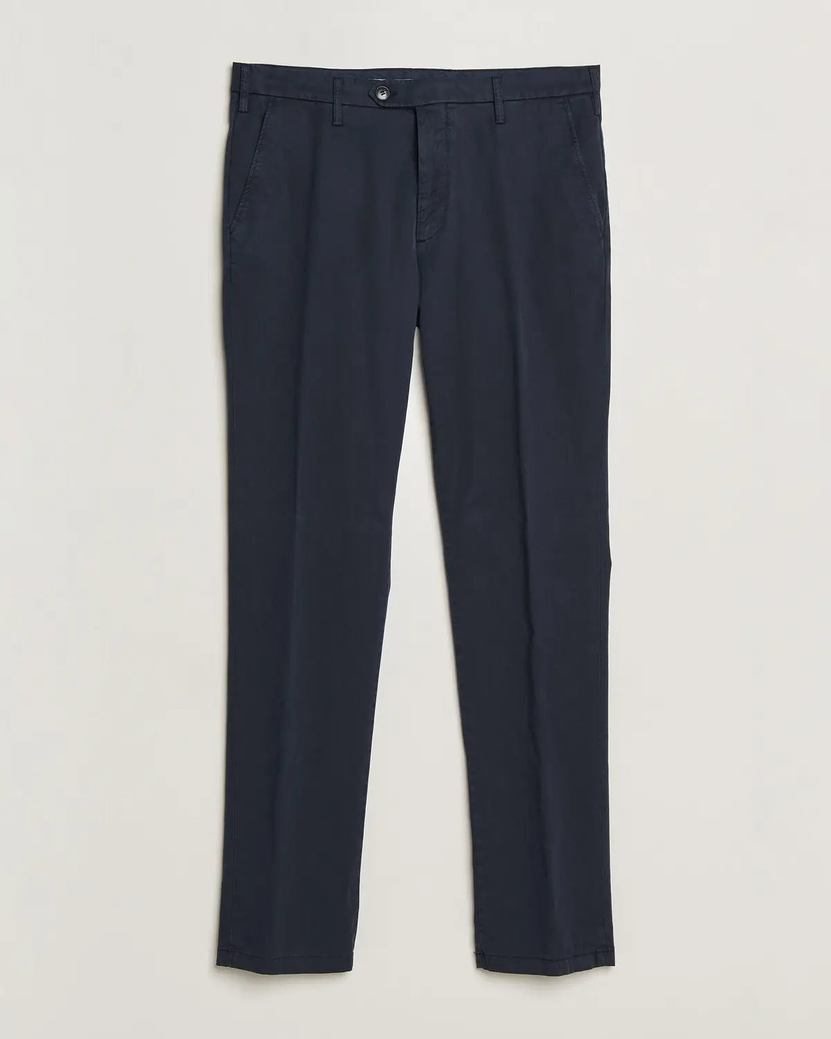 Canali Regular Fit Cotton/Stretch Chinos Navy