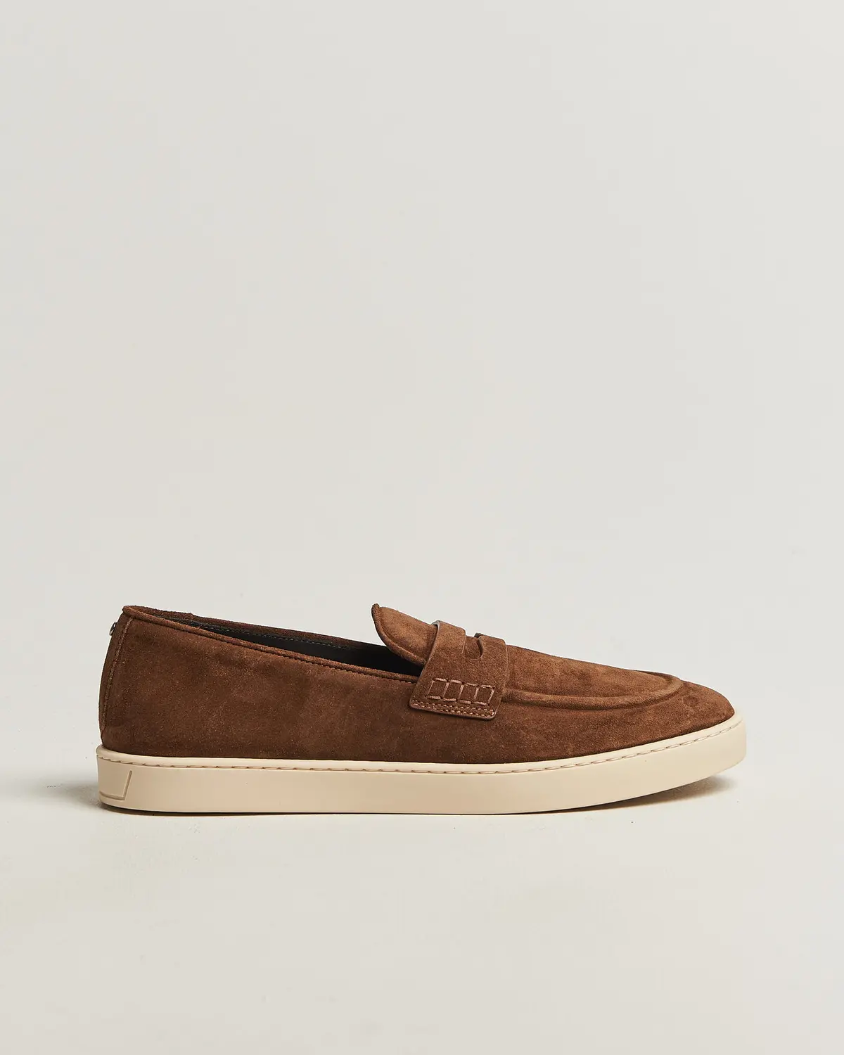 Canali Summer Loafers Brown Suede