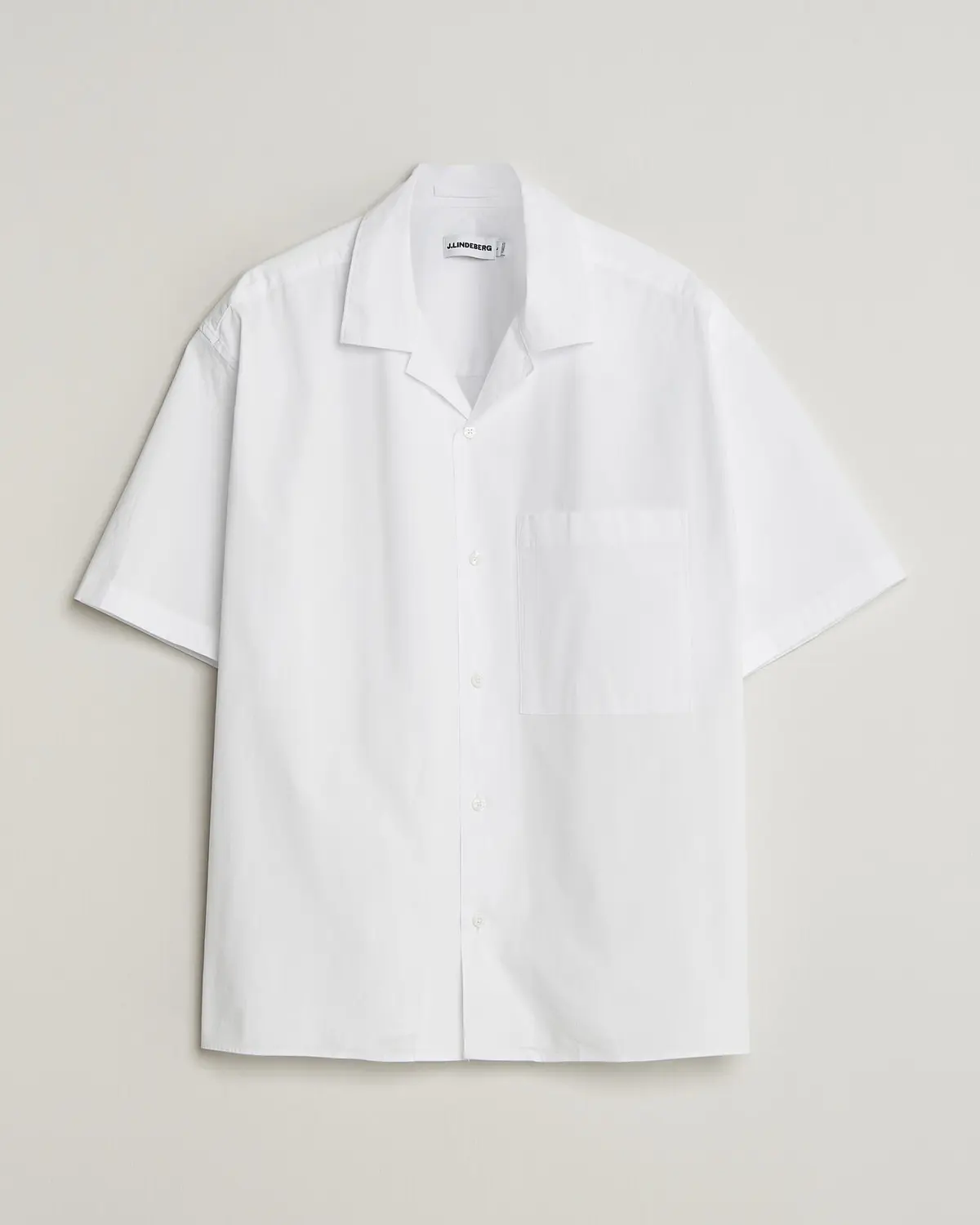 J.Lindeberg Ellis Cotton Resort Shirt White