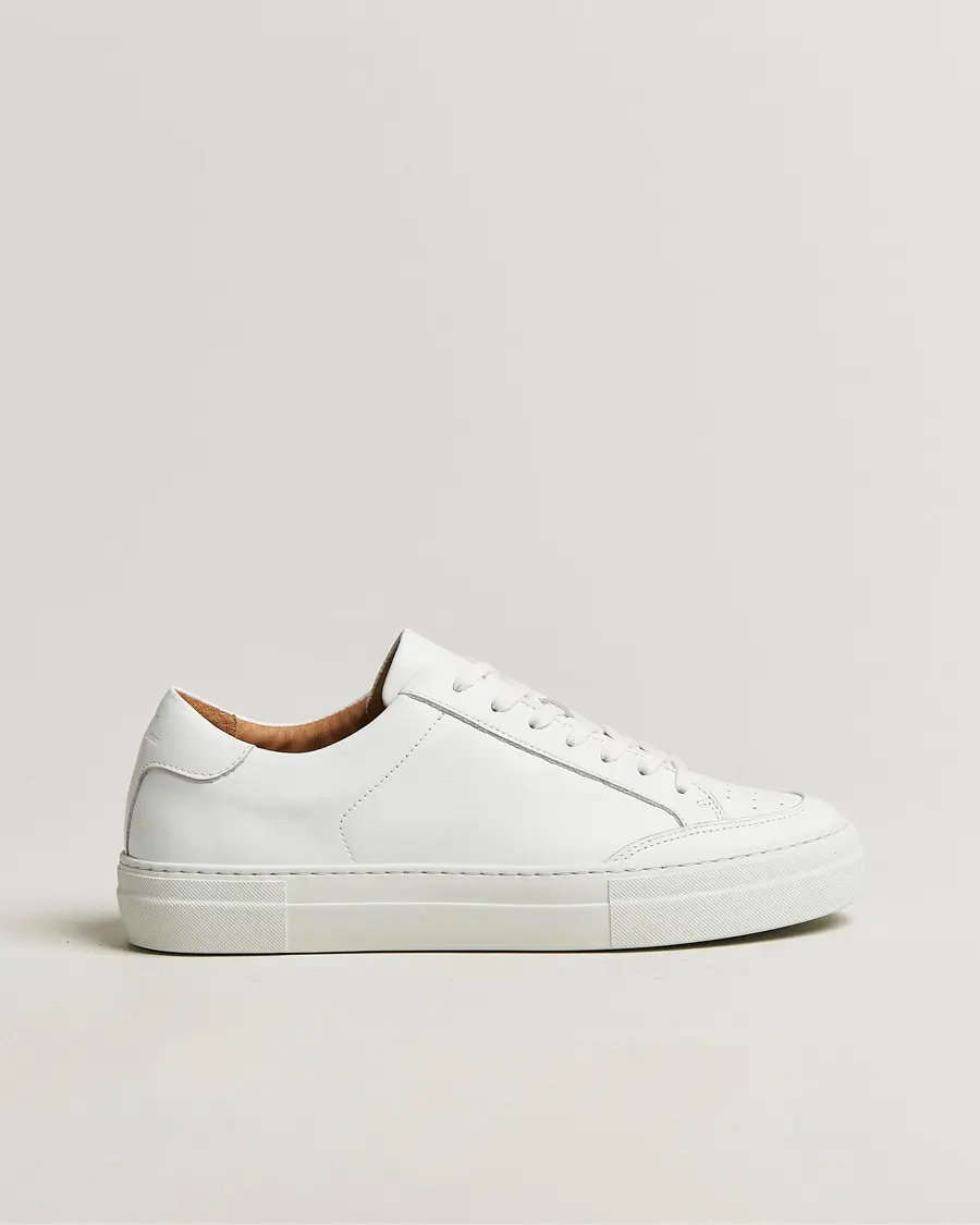 J.Lindeberg Art Signature Leather Sneaker White