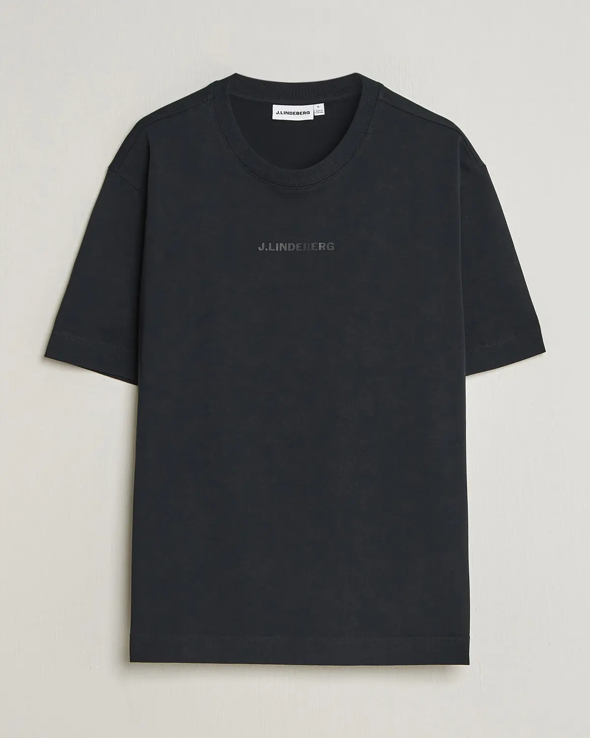 J.Lindeberg Hale Heavy Logo T-Shirt Black