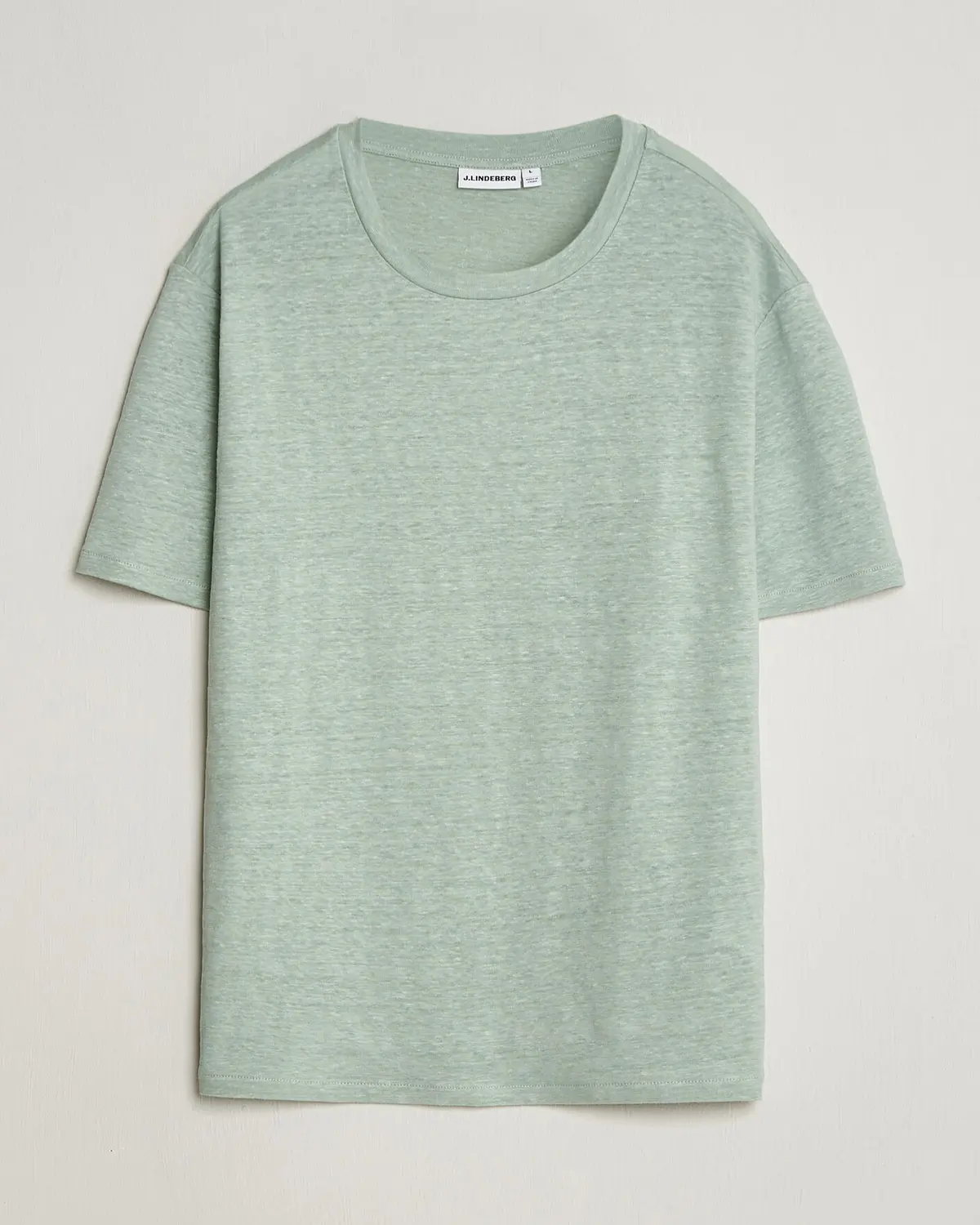 J.Lindeberg Coma Linen T-Shirt Jadeite