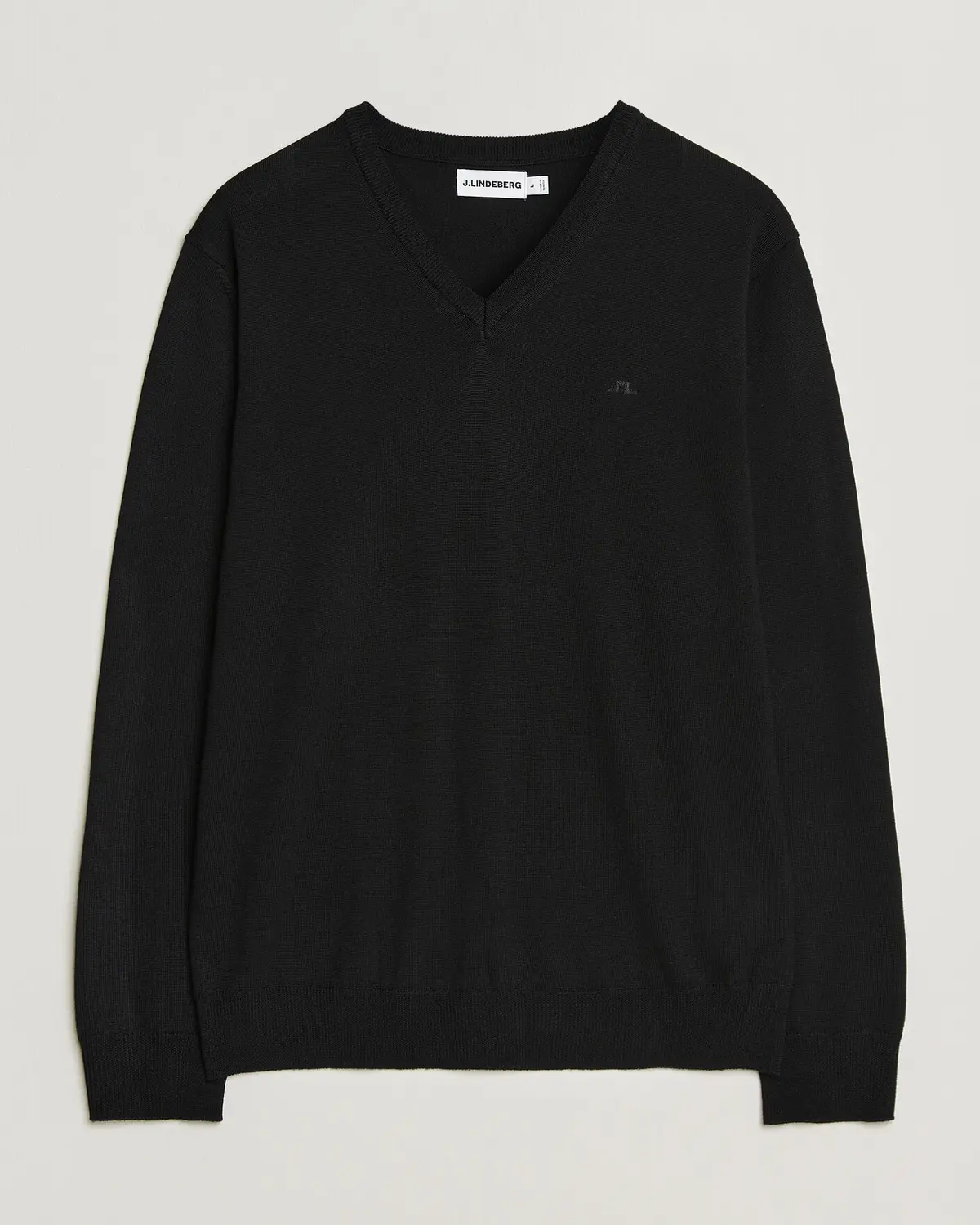 J.Lindeberg Lymann Merino V-Neck Pullover Black