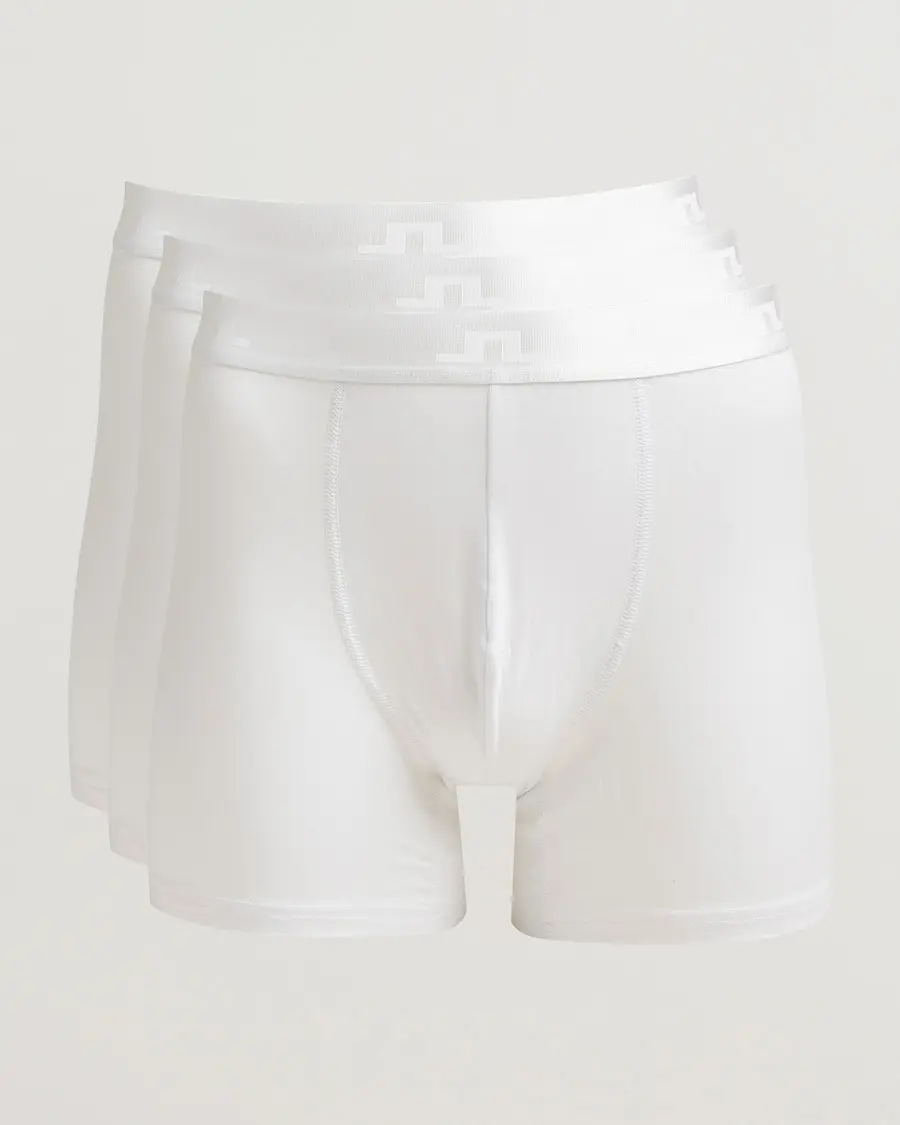 J.Lindeberg 3-Pack Bridge Lyocell Boxer White