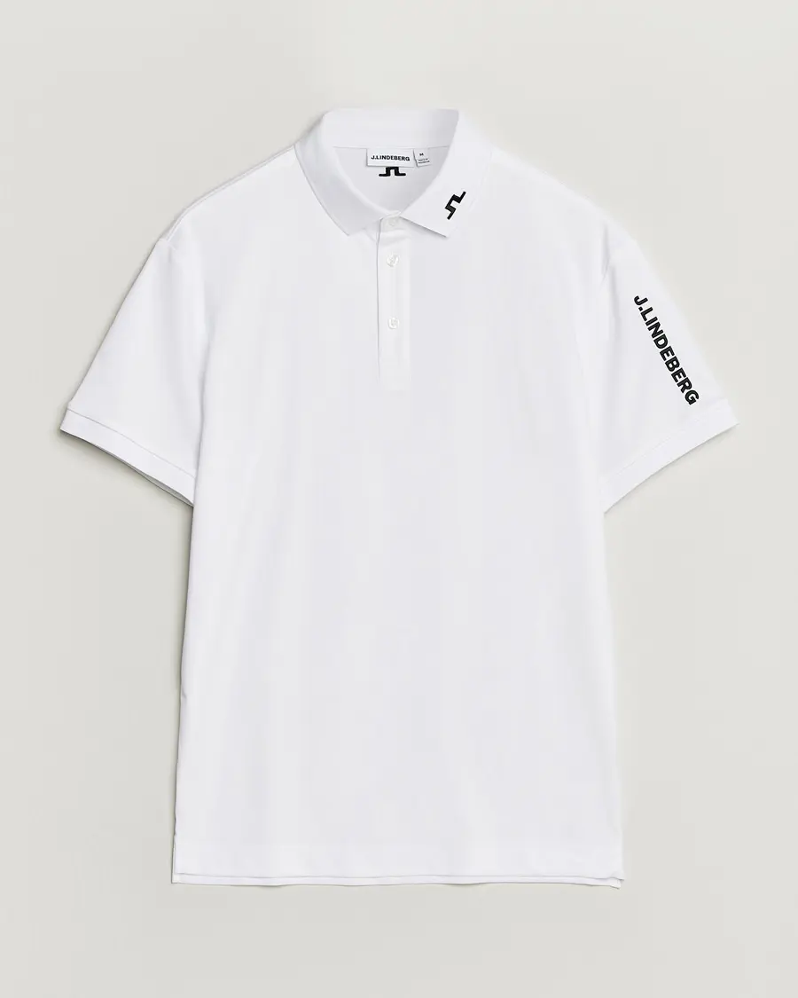 J.Lindeberg Tour Tech Polo White