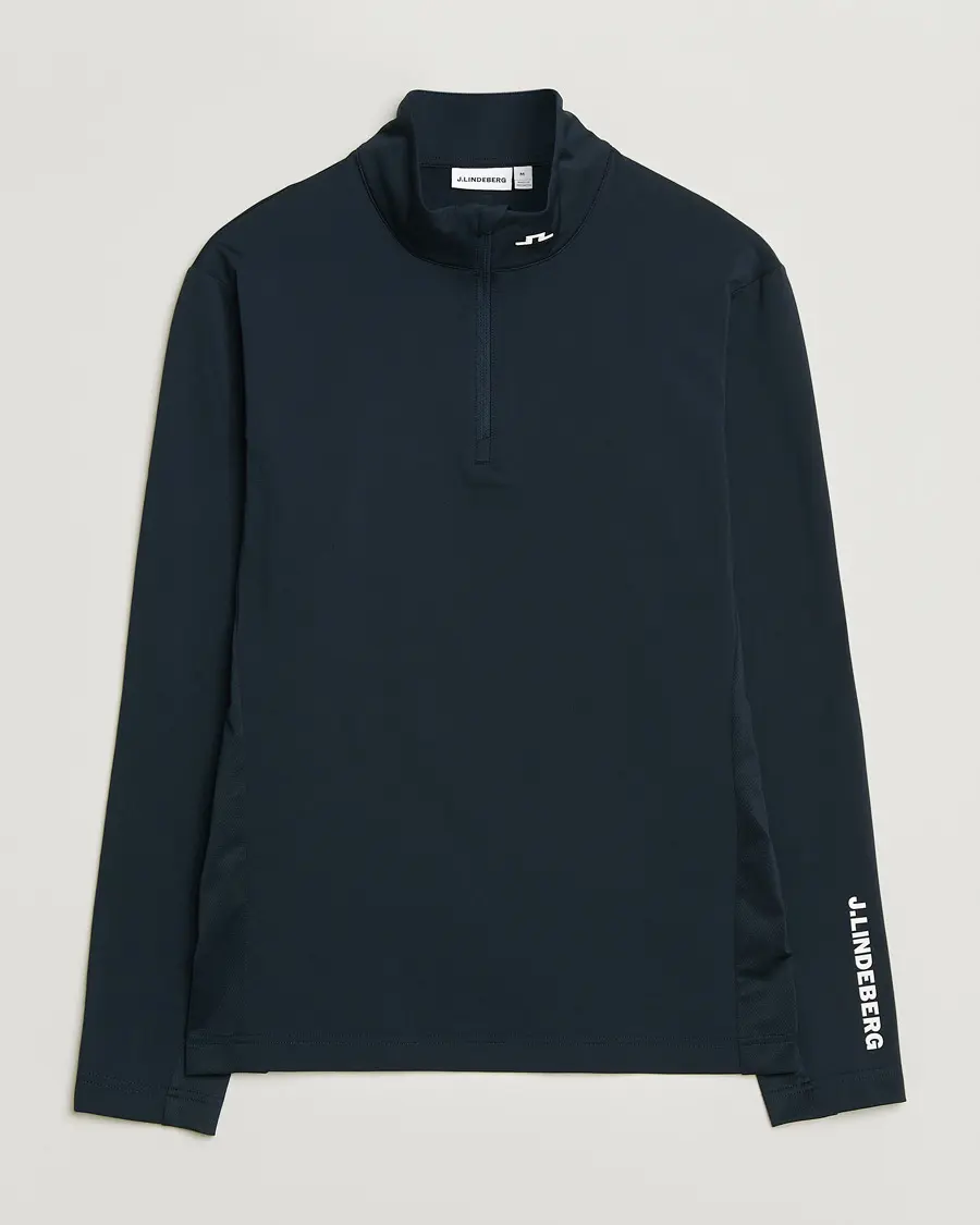 J.Lindeberg Tour Tech Mid Layer Half Zip JL Navy