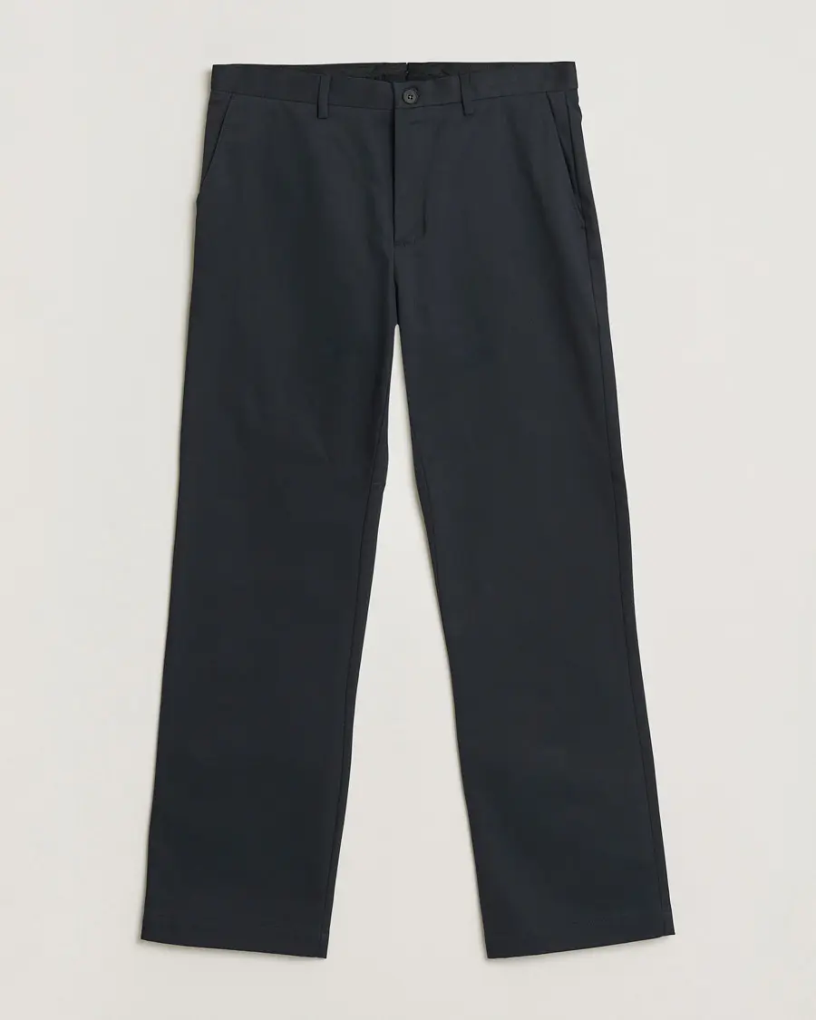 Sunspel Soft Cotton Drill Trousers Navy