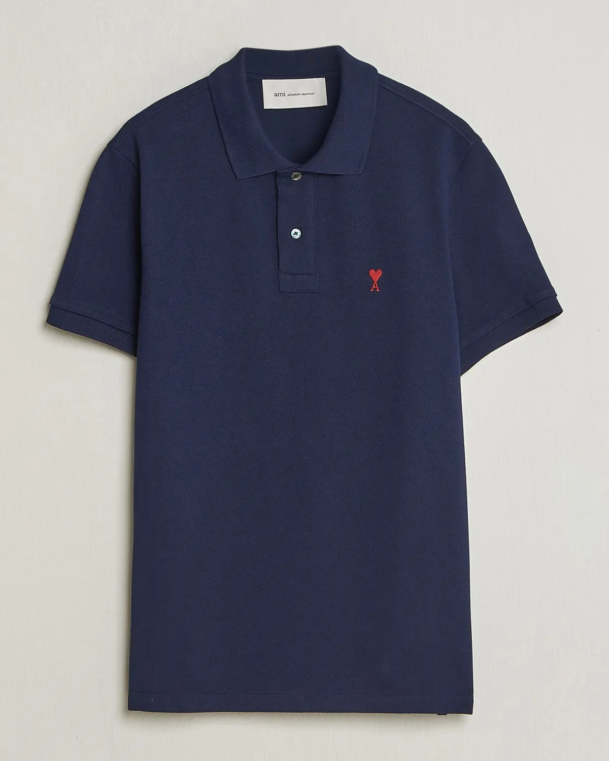 AMI Heart Logo Polo Navy