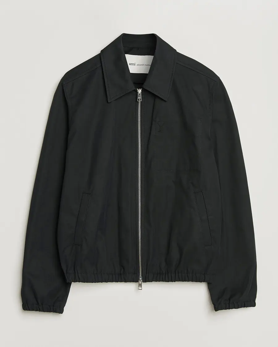 AMI Zipped Jacket Black
