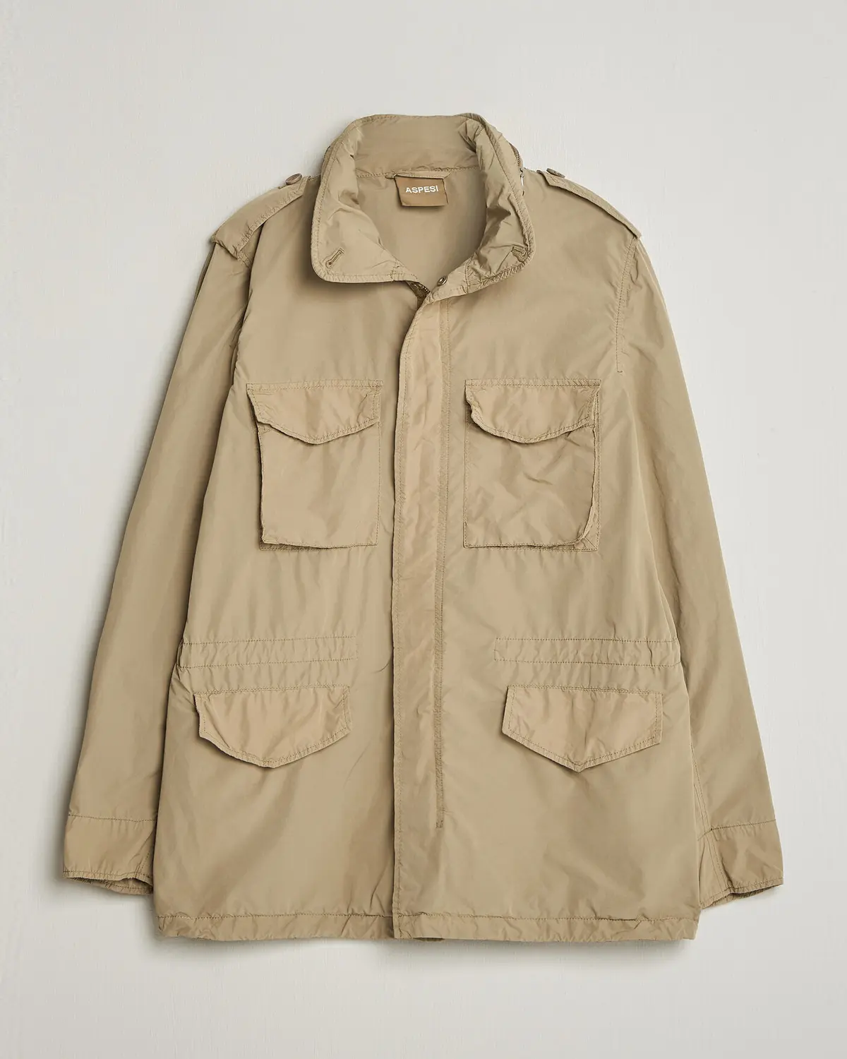 Aspesi Garment Dyed Field Jacket Sand