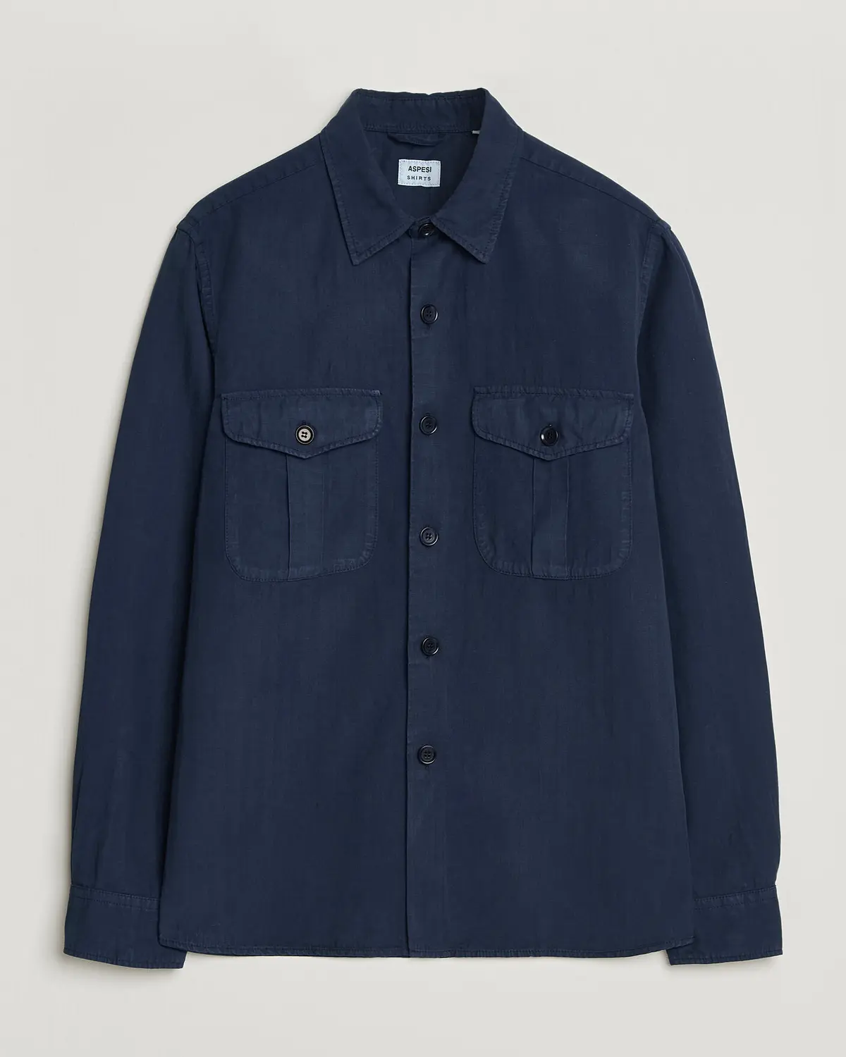 Aspesi Double Pocket Overshirt Navy