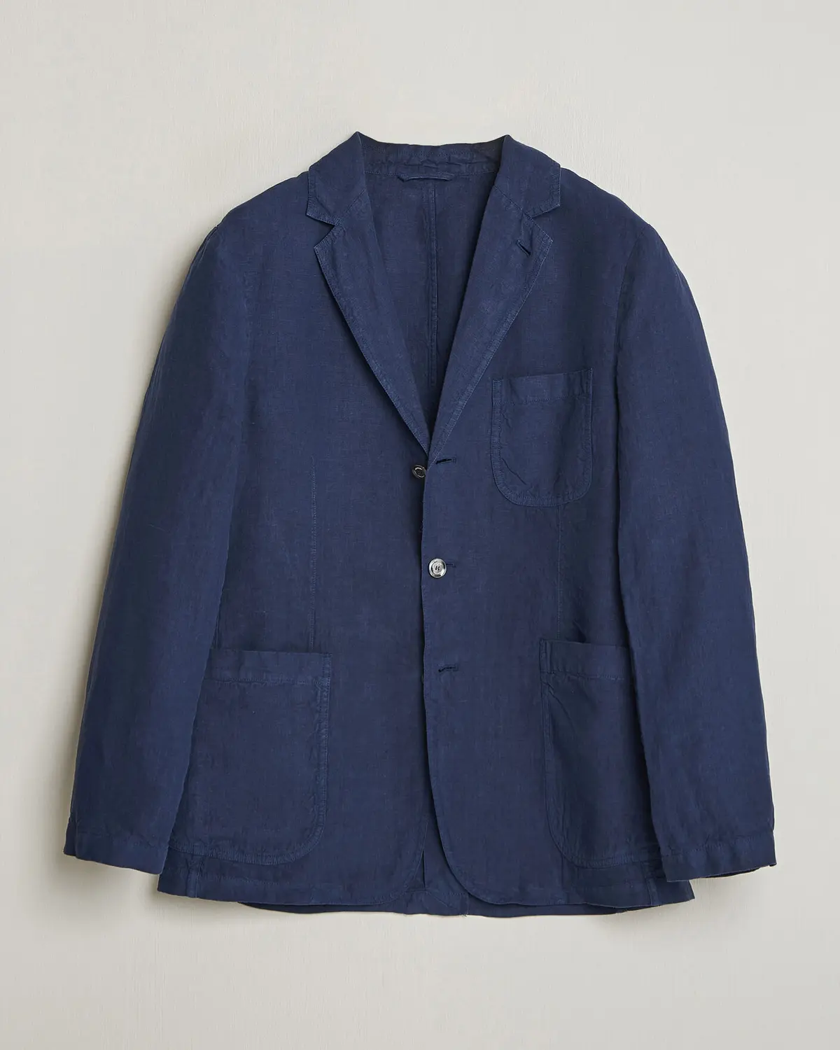 Aspesi Samuraki Linen Blazer Navy