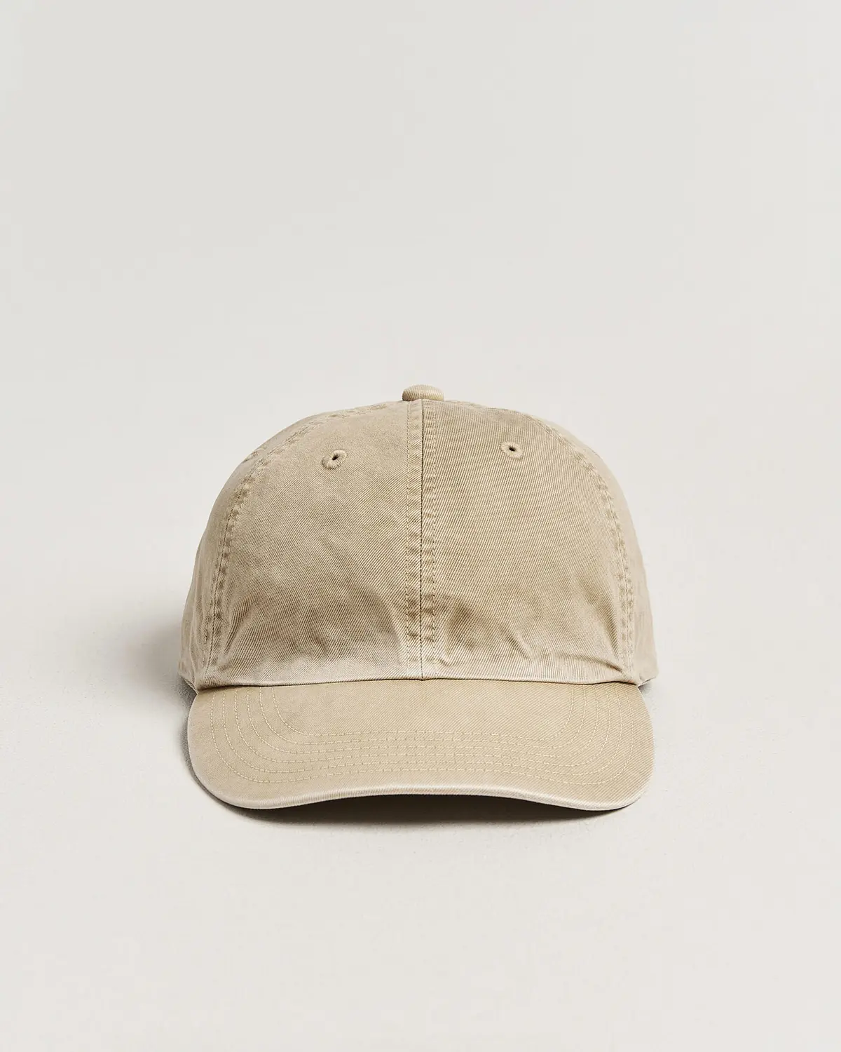 Auralee Garment Dyed Finx Baseball Cap Light Beige