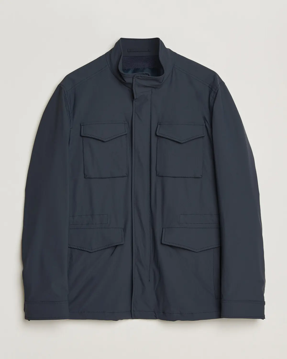 Herno Soft Nylon Field Jacket Navy