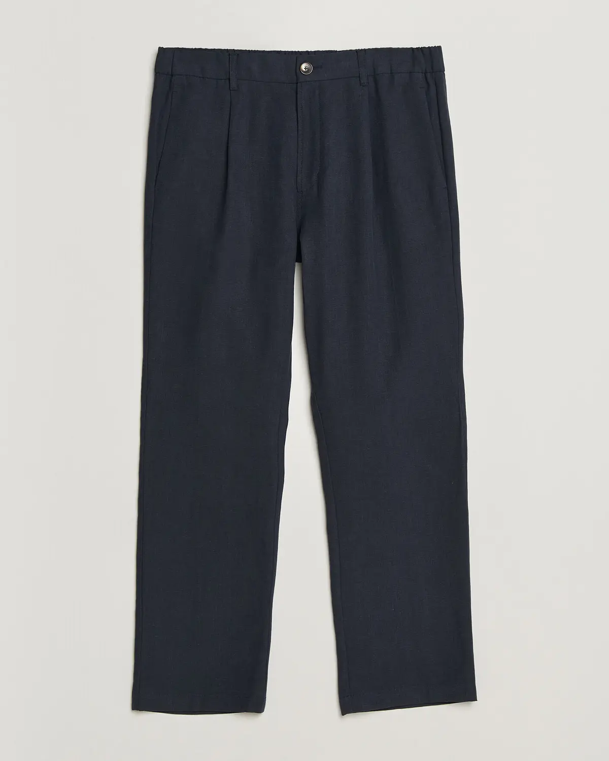 Herno Cotton/Linen Drawstring Pants Navy