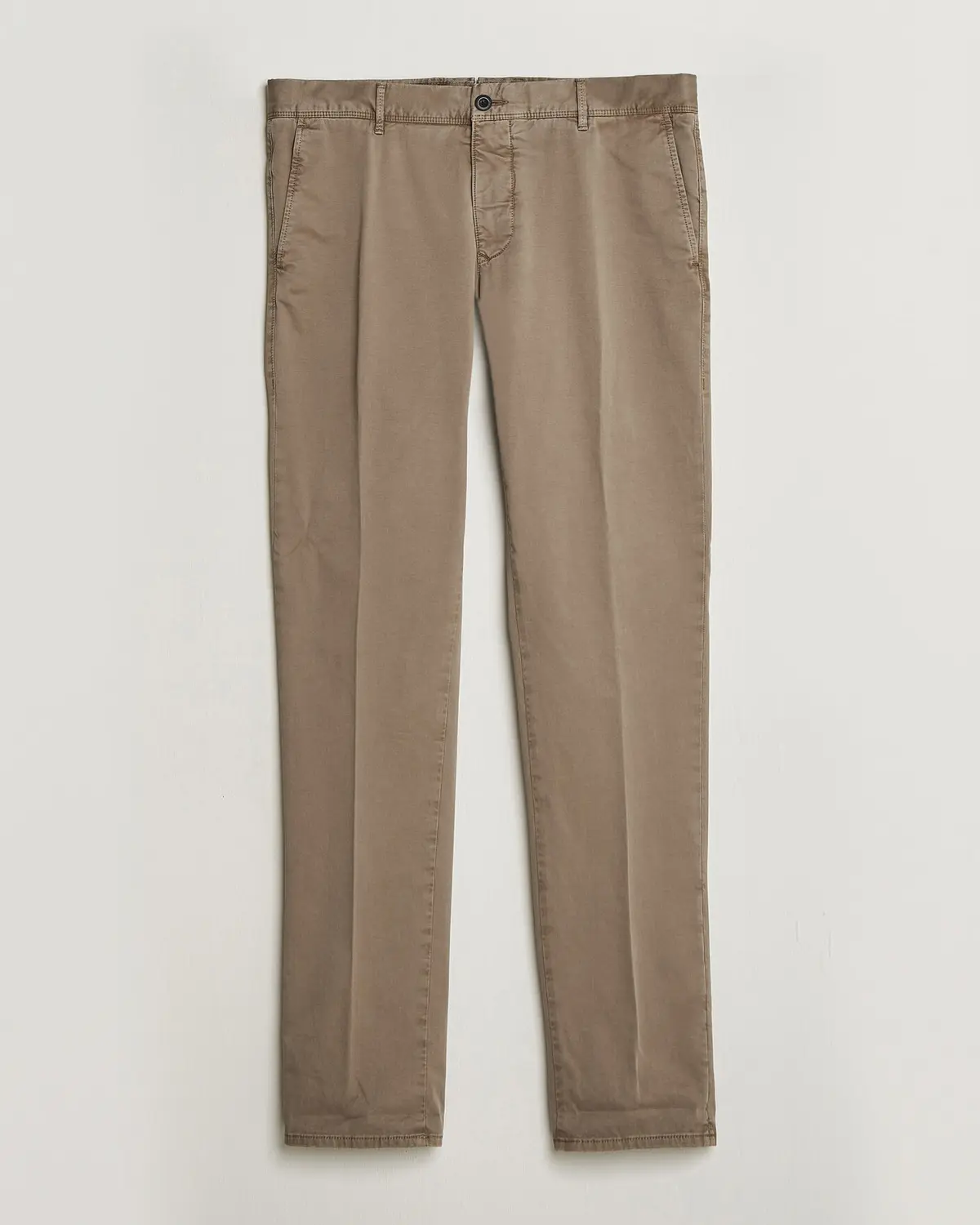 Incotex Slim Fit Garment Dyed Slacks Taupe