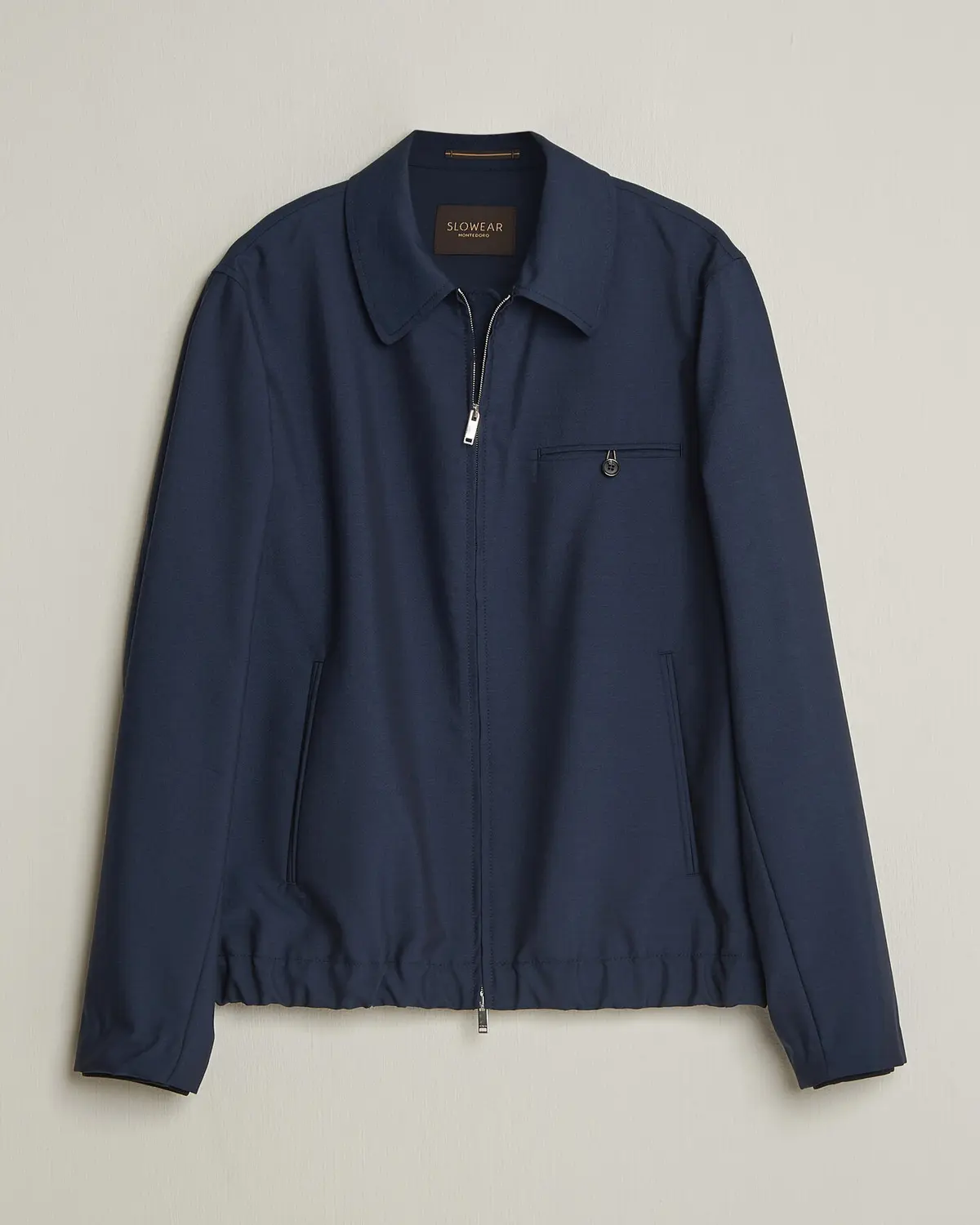 Incotex Primo Wool Shirt Jacket Navy