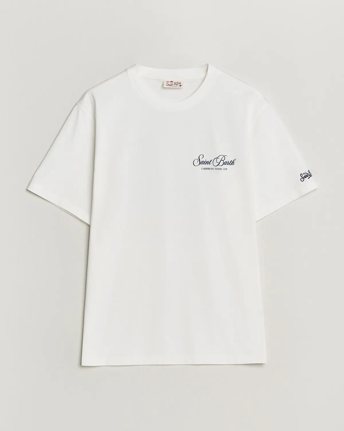 MC2 Saint Barth Back Printed Cotton T-Shirt Gustavia Cup