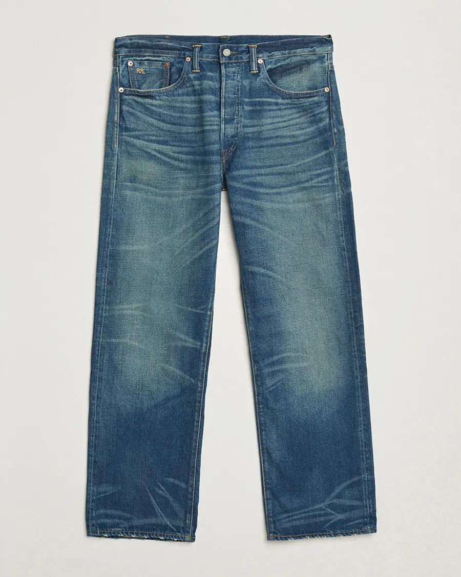 RRL Vintage Fit 5-Pocket Denim Grandfalls Wash