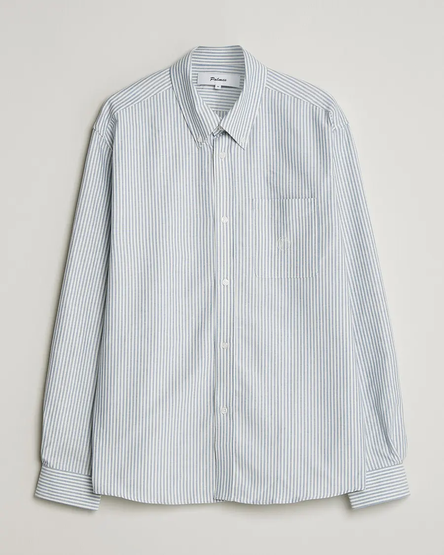 Palmes Deuce Oxford Shirt Light Blue Stripe