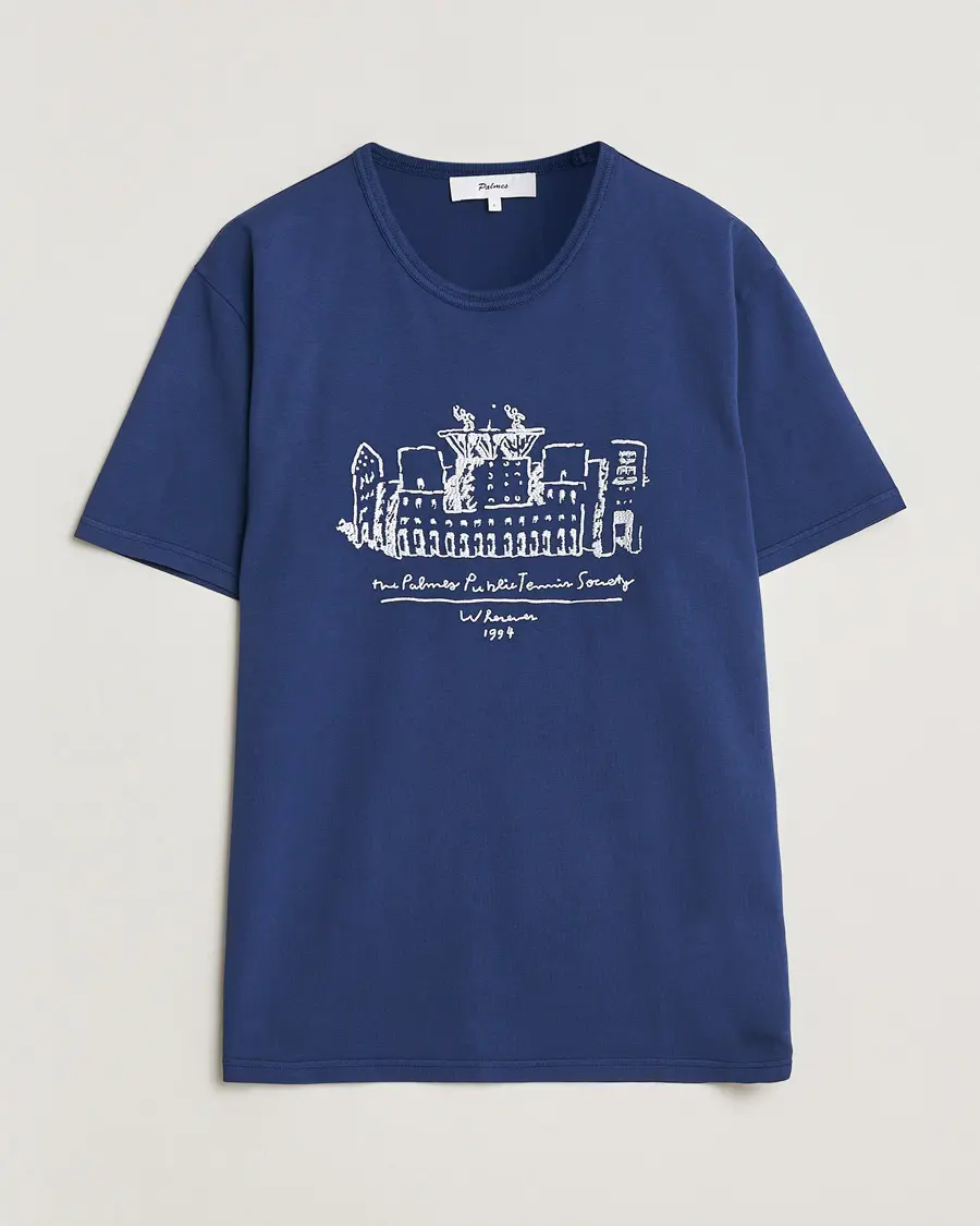 Palmes Public T-Shirt Blue
