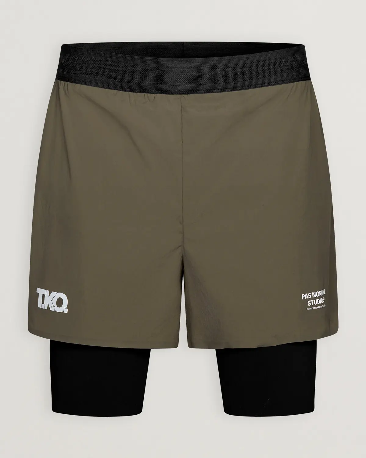 Pas Normal Studios TKO Balance 2-in-1 Shorts Dark Stone
