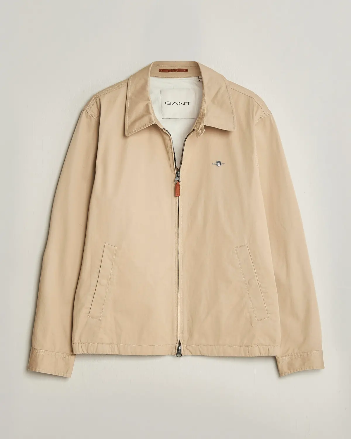 GANT Cotton Windcheater Jacket Oat Beige